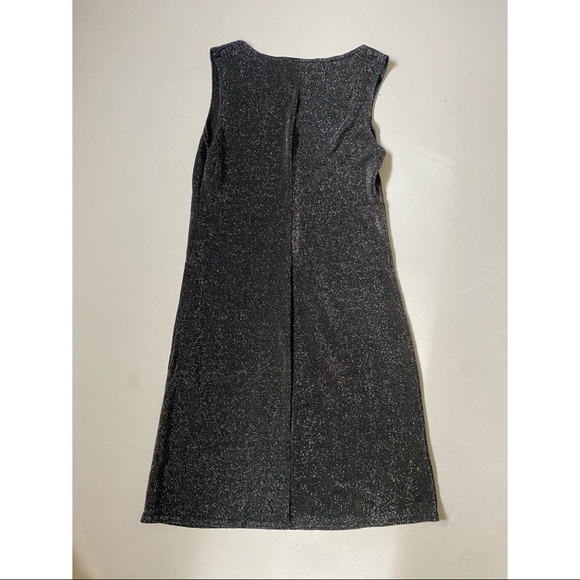 VTG 90s Jalate Black and Metallic Dress - Picture 3 of 7